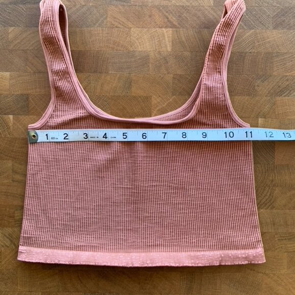 Free People Crop Tank - Light Peach M/L - Picture 3 of 5